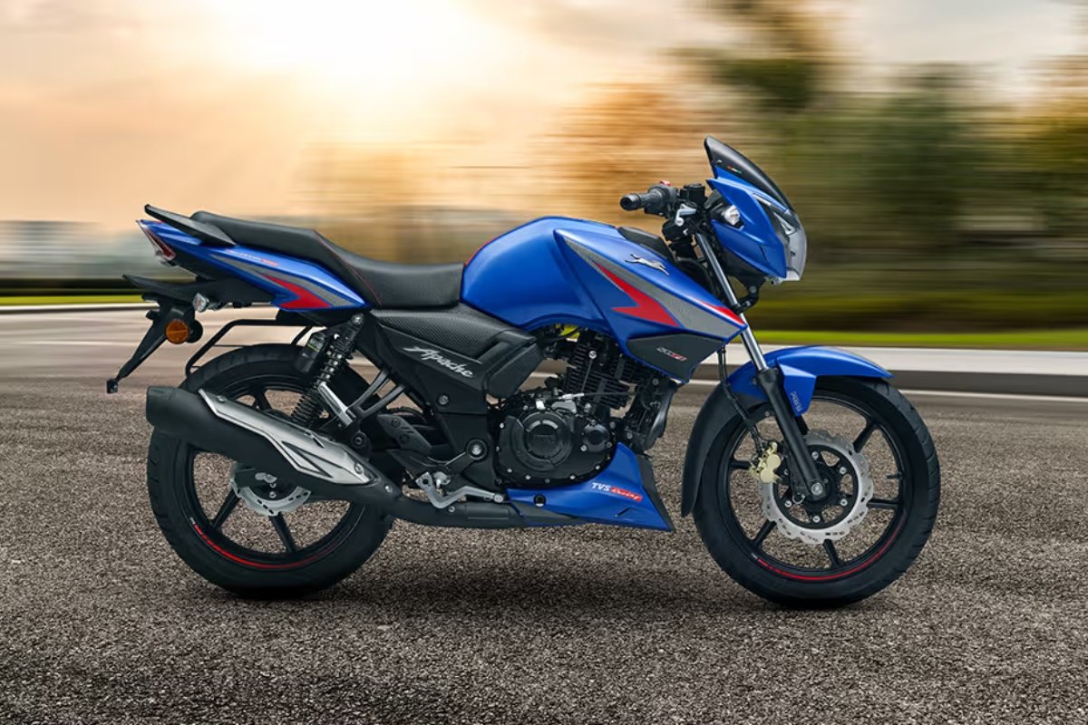 TVS Apache RTR 160 Rs1.20 लाख में दमदार पावर, स्मार्ट फीचर्स और 47 kmpl माइलेज